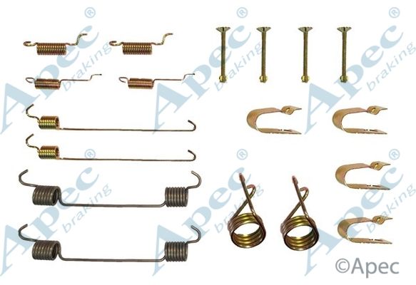 APEC BRAKING priedų komplektas, stabdžių trinkelės KIT967